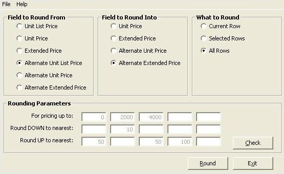 Price Rounding utility